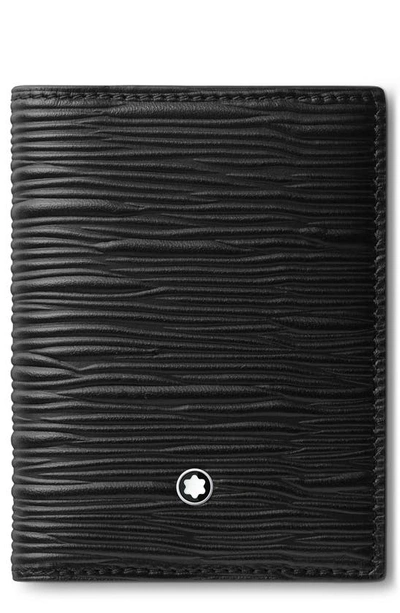 Montblanc Meisterstück Compact Wallet 6cc In Black
