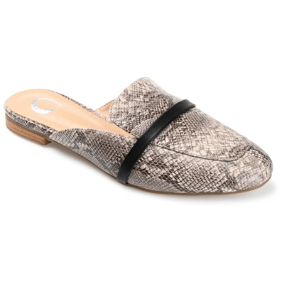 Journee Collection Collection Women's Reneye Flat In Grey
