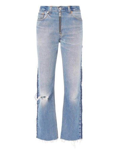Re/done High-rise Zip Detail Relaxed Jeans