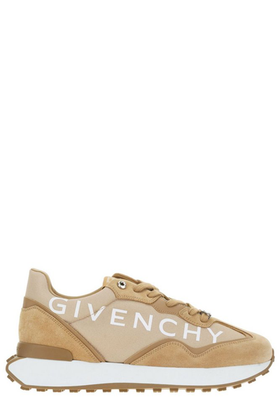 Givenchy Neutral Giv Runner Low-top Suede Sneakers In Beige