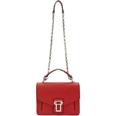 Proenza Schouler Hava Chain Lindos Shoulder Bag In Red