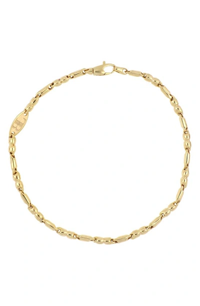 Bony Levy 14k Gold Bar Ball Chain Bracelet In 14k Yellow Gold