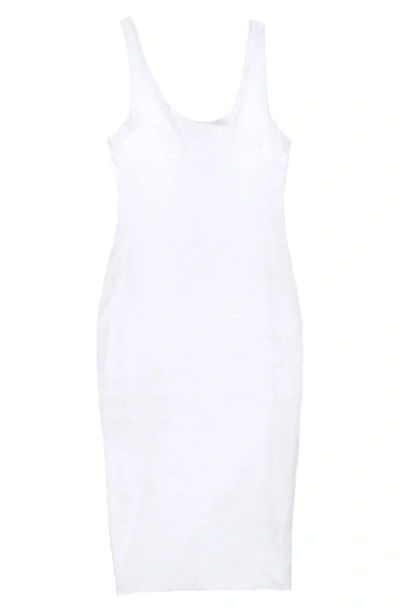 Nikki Lund Reversible Sleeveless Body-con Dress In Ivory