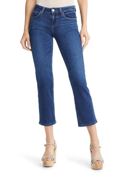 Paige Sloane Low Rise Crop Straight Leg Jeans In Soleil