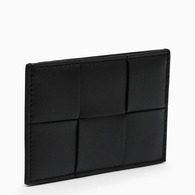 Bottega Veneta Black Maxi Intrecciato Card Holder