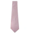 Ferragamo Horse-print Silk Tie In Pink