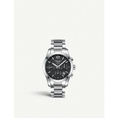 Longines L27864566 Conquest Watch In Steel