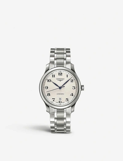 Longines Lo G Ss Master White Dl 39 Au Ss Bw In Steel