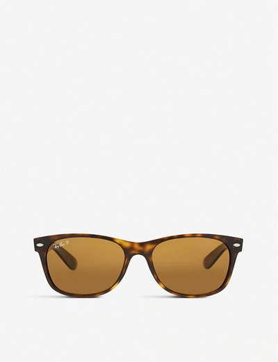 Ray Ban Ray-ban Mens Green Rb2132 New Wayfarer Tortoiseshell Sunglasses