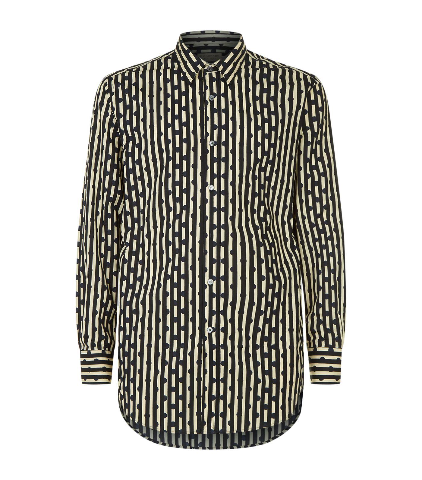 burberry polka dot shirt