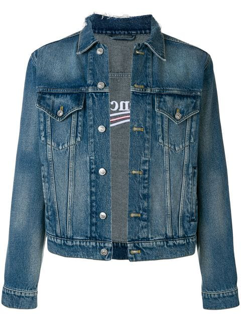 balenciaga jeans jacket 2017