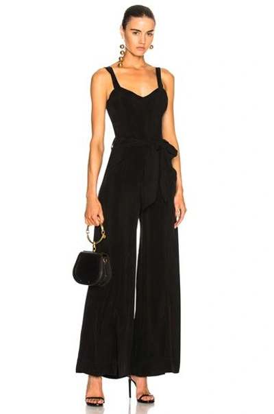 Calvin Rucker Why Don't You And I Jumpsuit In Black