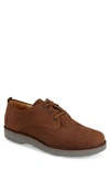 Samuel Hubbard Free Plain Toe Derby In Brown Nubuck