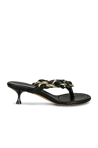 Bottega Veneta Dot 55 Braided Chain Strap Leather Sandals In Fondant