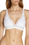 Natori Women's Discreet Convertible Wireless Spacer Bra 723298 In White