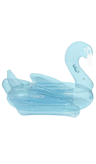 Funboy Aqua Swan Float In Blue
