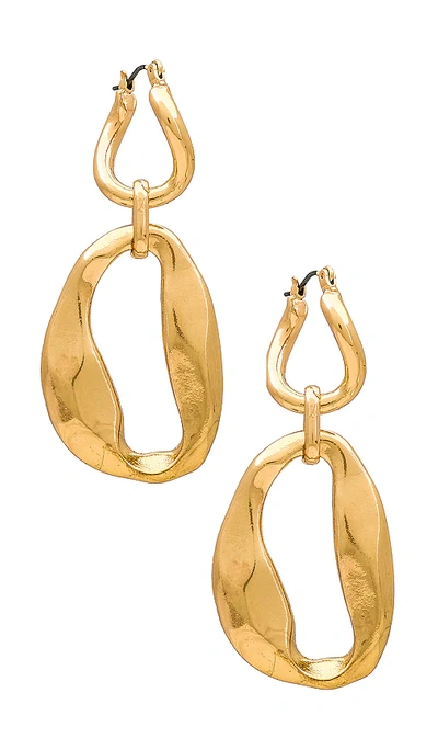 8 Other Reasons Novah Earrings In Metallic Gold