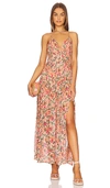 chinese dress ladies Wilder Pleated Floral Maxi Dress main image 1