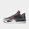 Nike Jordan Big Kids' Air Retro 4 Basketball Shoes In Dark Grey/infrared 23/black/cement Grey