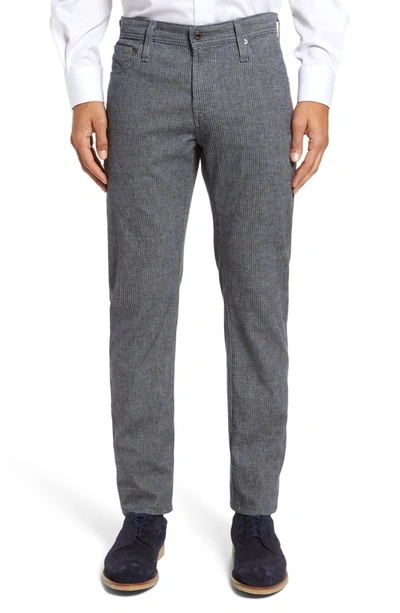 Ag Tellis Modern Slim Stripe Five-pocket Pants In Field Stone