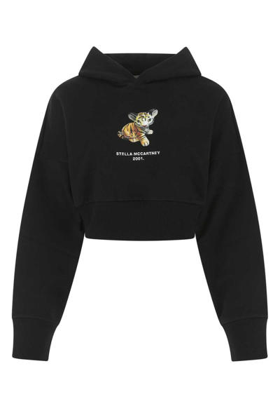 Stella Mccartney Black Ceramic Tiger Hoodie