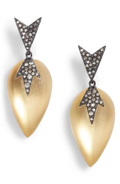 Alexis Bittar Lucite Drop Earrings In Gold