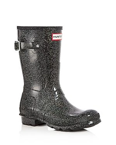 Hunter Original Starcloud Short Rain Boots In Black Multi