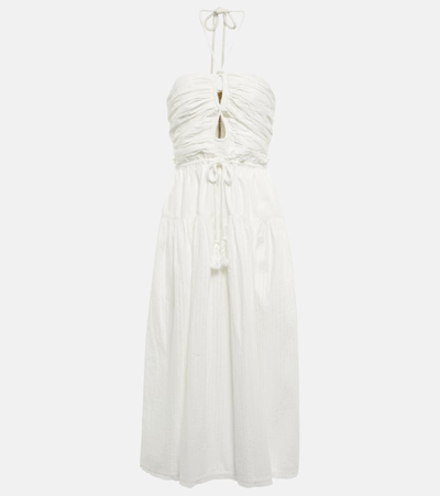 Ulla Johnson Women's Emmaline Sleeveless Drawstring Midi-dress In White