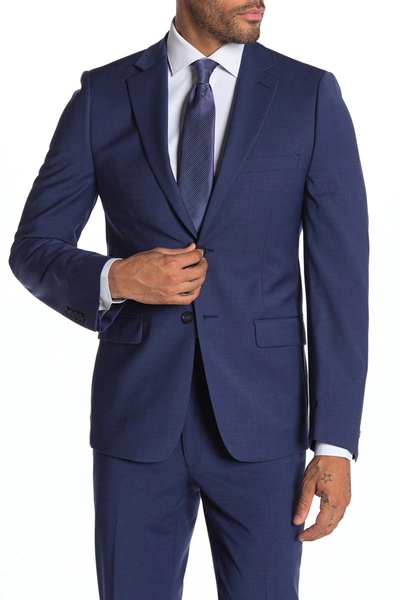 Calvin Klein Men's Skinny Fit Infinite Stretch Blue Twill Suit Jacket |  ModeSens