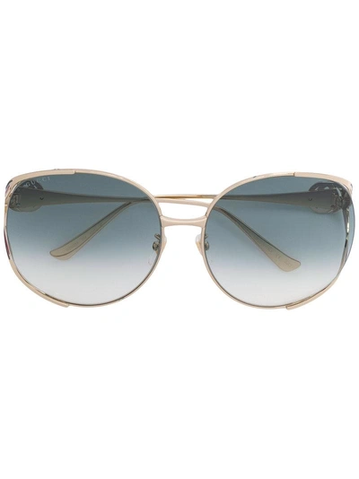 Gucci Oversized Round Frame Sunglasses