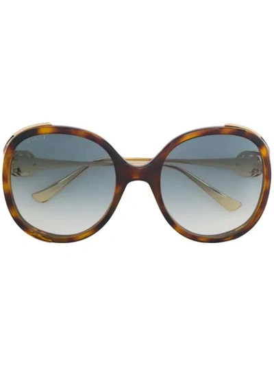 Gucci Oversized Round Frame Sunglasses