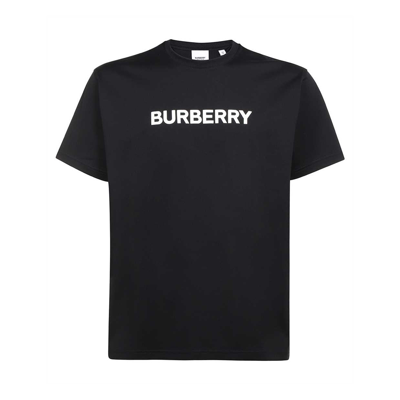 Burberry Oversized T-shirt That Sports The House Logo On The Front In Black