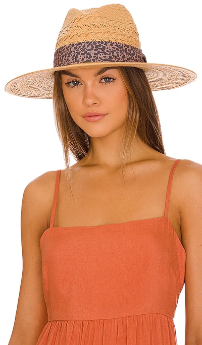 Lita By Ciara Packable Panama Hat In Tan