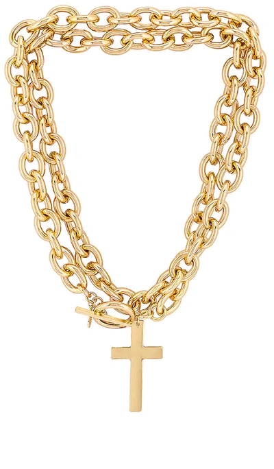 8 Other Reasons Reagan Necklace In Metallic Gold