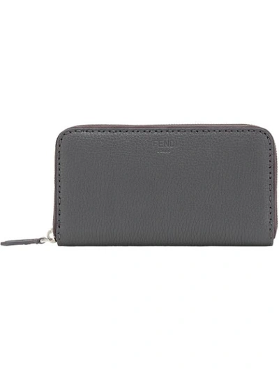 Fendi Selleria Wallet In Grey