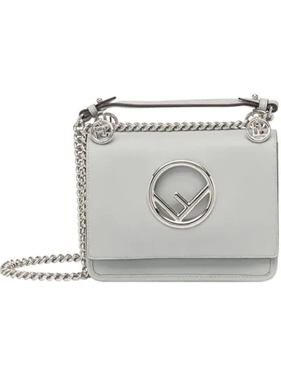 Fendi Kan I F Mini Bag In Grey