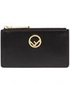 Fendi Zip Detailed Cardholder In Black