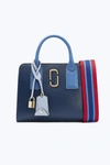 Marc Jacobs Little Big Shot Leather Tote - Blue In Blue Sea Multi
