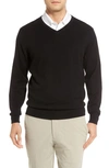 Cutter & Buck Lakemont V-neck Sweater In Black