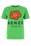 Kenzo Flower-print Relaxed-fit Cotton T-shirt In Green