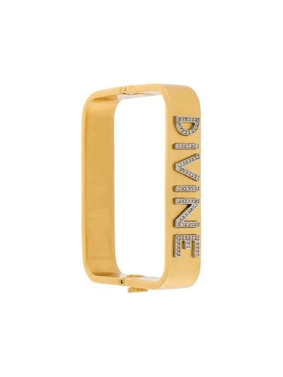 Tory Burch Divine Message Vintage Goldtone Cuff Bracelet In Unico