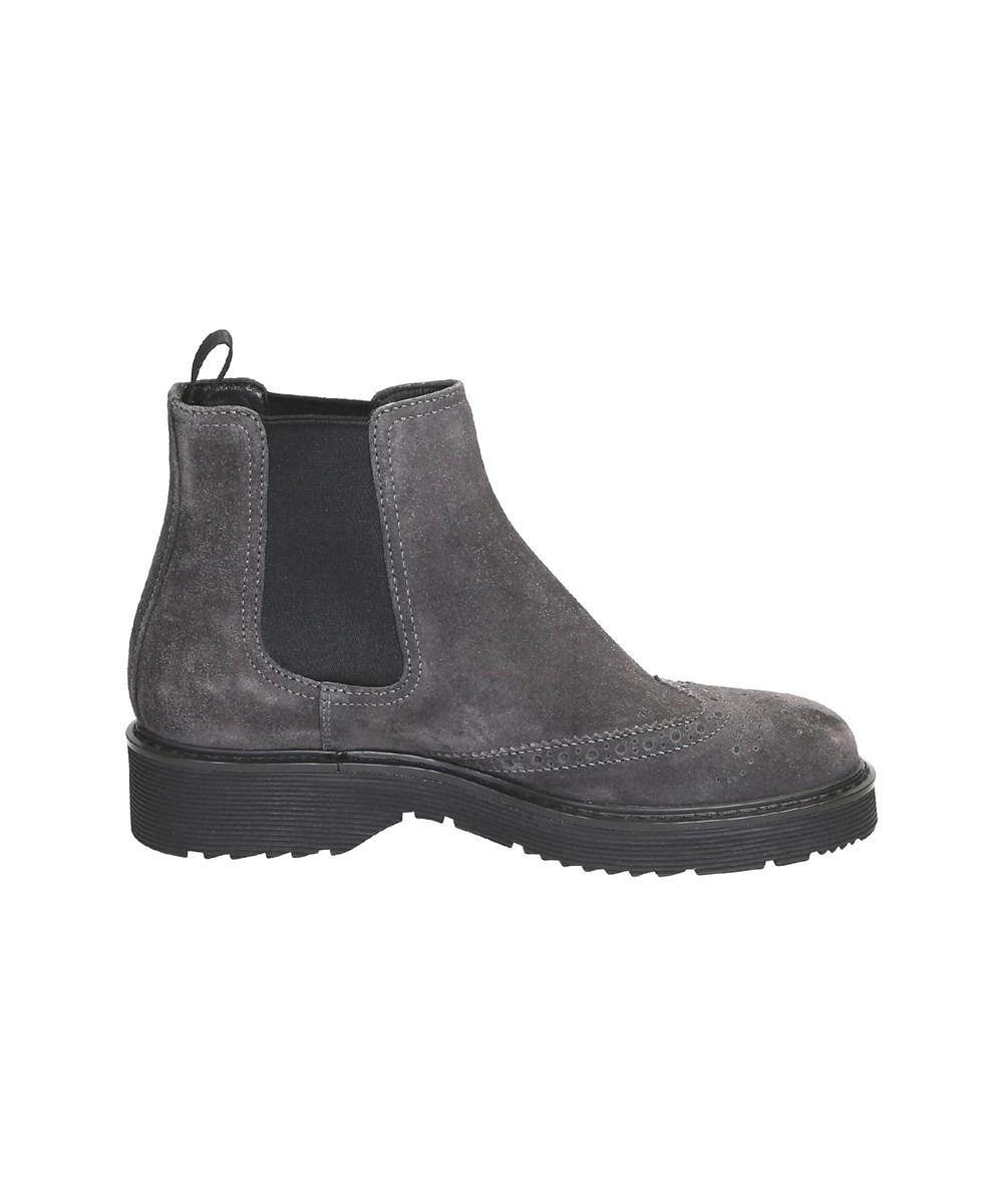 womens grey suede ankle boots