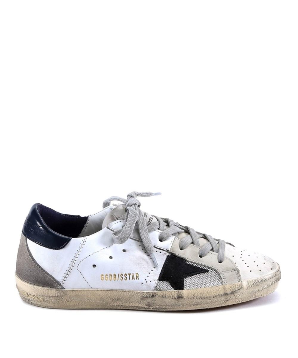 Golden Goose Women's White/black Leather Sneakers | ModeSens