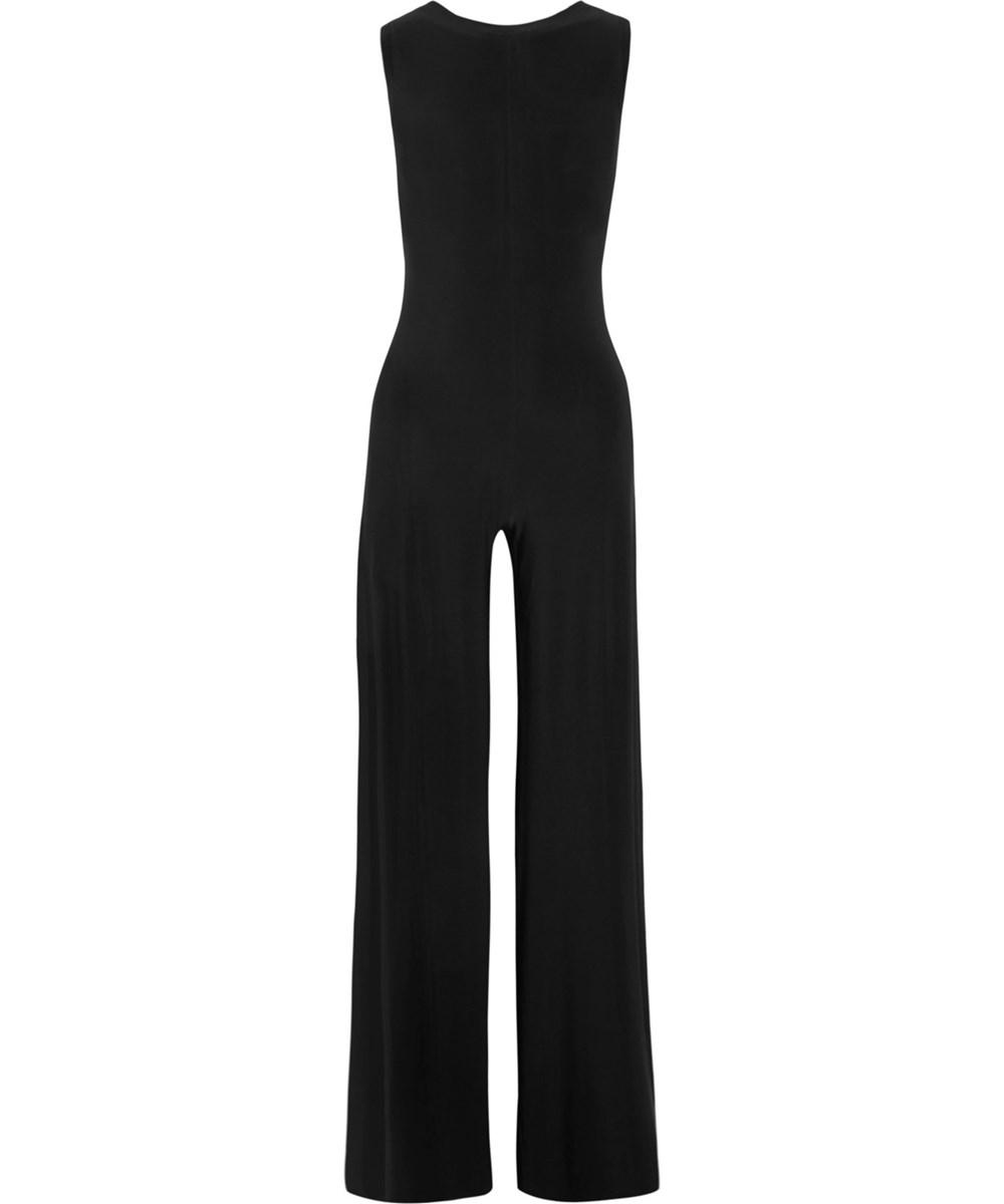 Norma Kamali Women's Black Polyester Jumpsuit | ModeSens