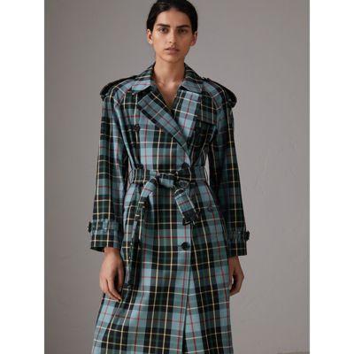 burberry blue trench coat