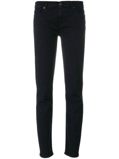 7 For All Mankind Low-rise Skinny Jeans