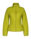 Armani Jeans Down Jackets In Acid Green