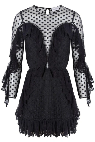 aje black dress sale Kira Midi Dress-BLACK / 4 main image 1