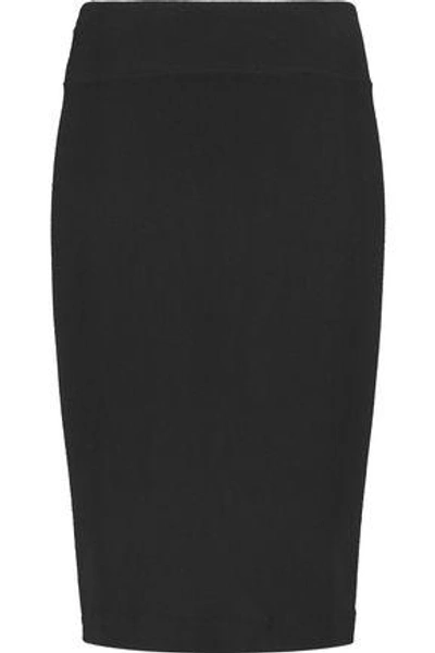 Enza Costa Woman Stretch-jersey Pencil Skirt Black