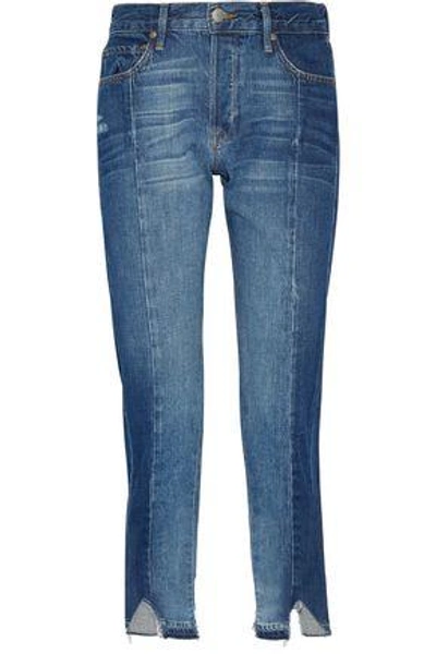 Frame Woman Le Original Mix Boyfriend Jeans Mid Denim